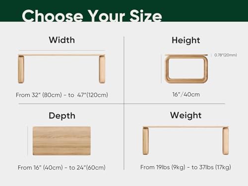Image of Solid Sheesham Wood Coffee Table, Wooden Center Table for Living Room, Rectangular Modern Coffee Table with Natural Finish Durable Furnitures (Mango Wood, 26x20x18Inch)