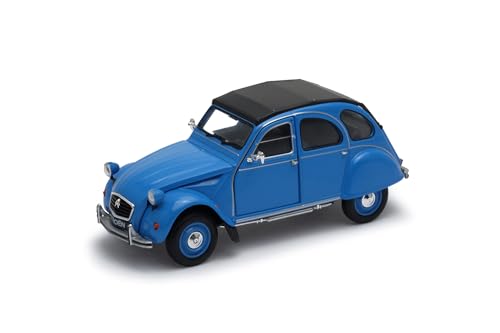 OPO 10 - 1/24 car compatible with CITROEN 2CV blue - Welly 24009A-blue, Small - Image 3