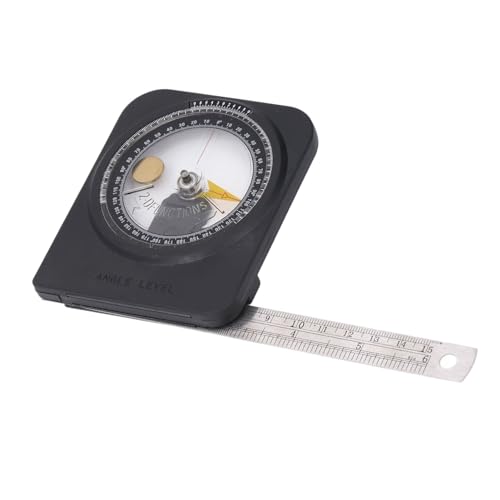 Buscador de ángulos magnético con regla de acero inoxidable miniatura 7