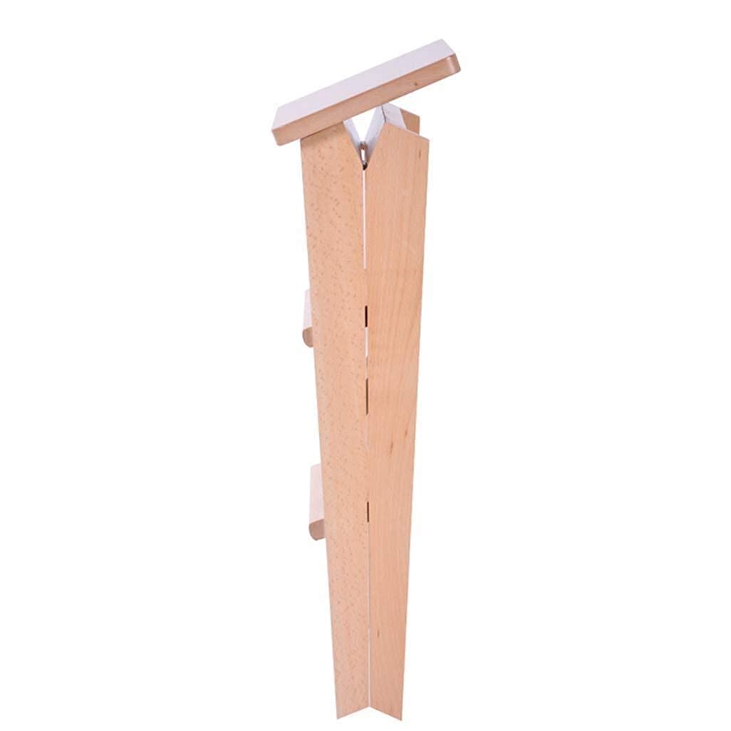 DASHADAO Taburete de Escalada para Interiores, Taburete de Andador Plegable con Escalera de Tijera/Escalera de 3 Rodillos, Escalera de Asiento de Esponja de Madera Gris, Silla de Comedor ex