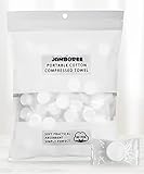 Jamboree 80 Pcs Coin Tissues | Compressed Towels | Camping Wipes | Toilet Paper Tablets | 80 Bulk Pack | For Home, Beauty and Outdoors | Tablet Tissue| Softer & Odor Free