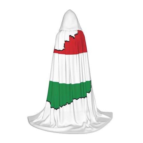 Cape médiévale drapeau Hongrie pour briller lors de vos soirées Halloween et cosplay