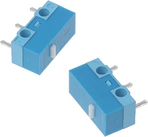 Souris micro interrupteur anti double-clic bouton commutation alliage argent 5 pcs