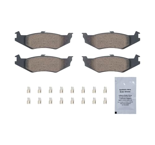 Image of HUSCH D512 Rear Ceramic Brake Pads Kit Fit For Chrysler Concorde 1993-1994, For Daytona 1993, For Imperial 1991-1993, For Intrepid 1993-1994, For LeBaron 1989-1994, For New Yorker 1990-1994