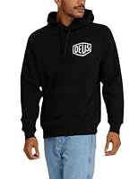 Deus Ex Machina Men's Milano Address Hoodie, Black, S