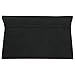 JNB Synthetic Leather Double Pocket Envelop Clutch, Black Medium