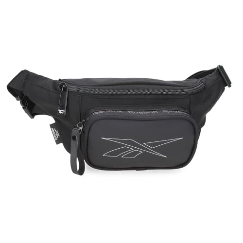 Reebok Columbus Bandolera Pequeña Negro 15x19,5x6 cms Poliéster by Joumma Bags
