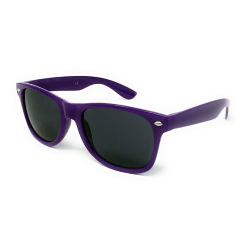 WS UK Adults Classic Sunglasses with UV400 Protection - Unisex (Purple)
