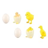 Balacoo 1 Ensemble de moules de volaille de Simulation Poussins Canards Jouets Enfants Jour Cadeaux