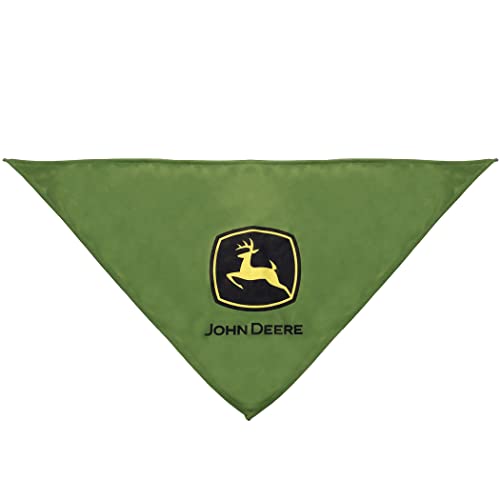 John Deere TIE Bandana for Dogs & Cats. Soft Mesh Adjustable & Stretchable Pet Bandana to Easily Tie Around Your Dog’s Neck for Easy Wear. for The John Deere Fans & Followers! Size: Large-Extra Large