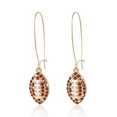 Kidney Wire Football Earrings