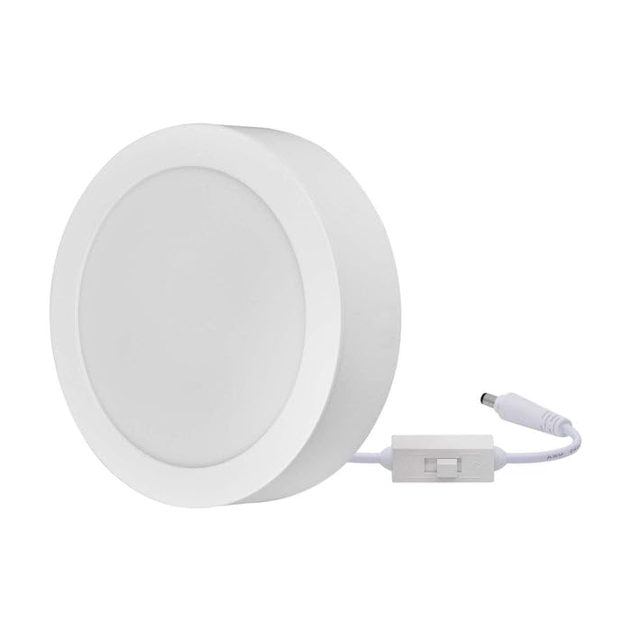 G.W.S® 24W Round Circle LED Surface Mounted Panel Downlight Ceiling Light 3CCT (3000K+4000K+6000K), LED Driver Included