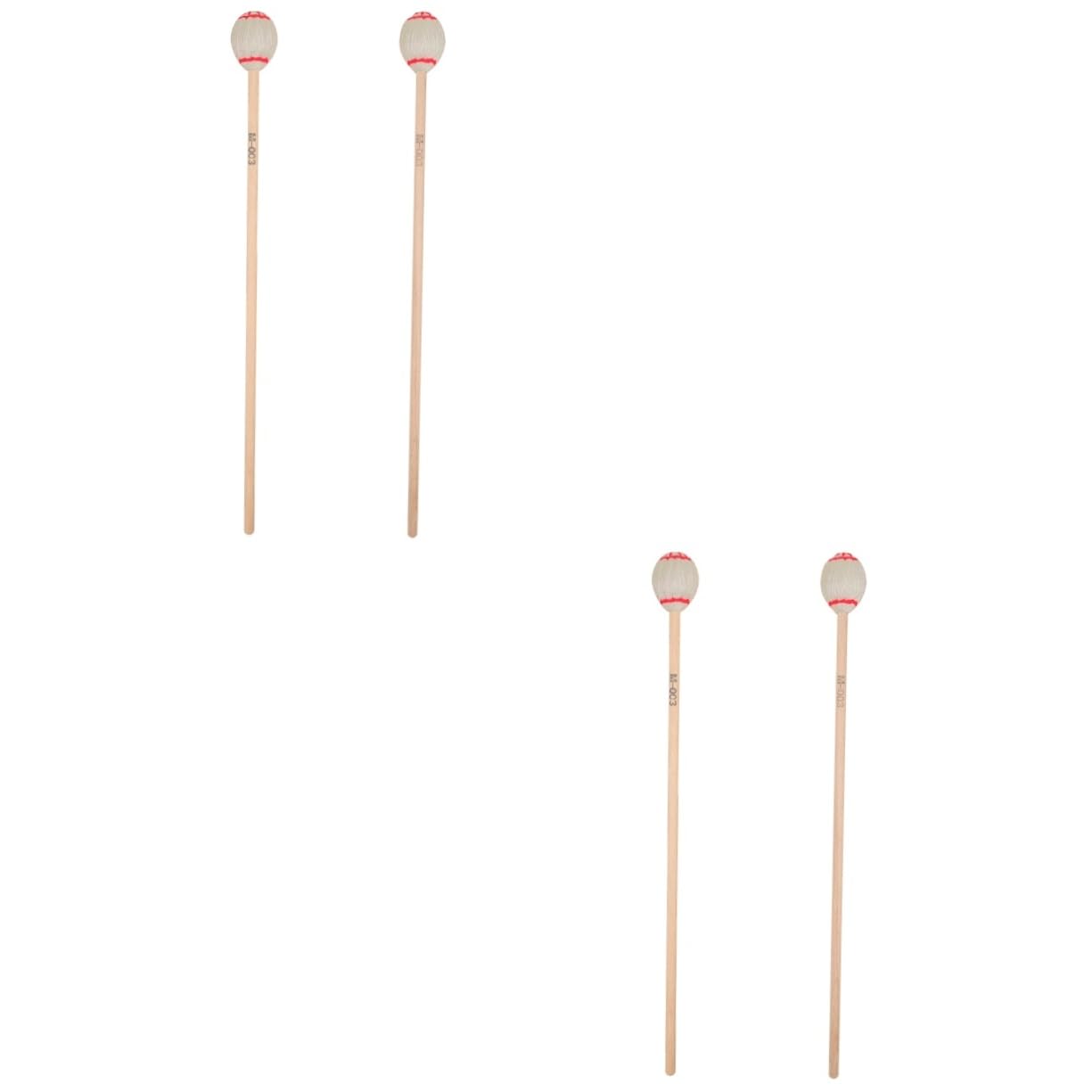 ifundom 4pièces Marteaux De Marimba Érable De Percussion Légères Et Pour Musiciens Professionnels Et Amateurs