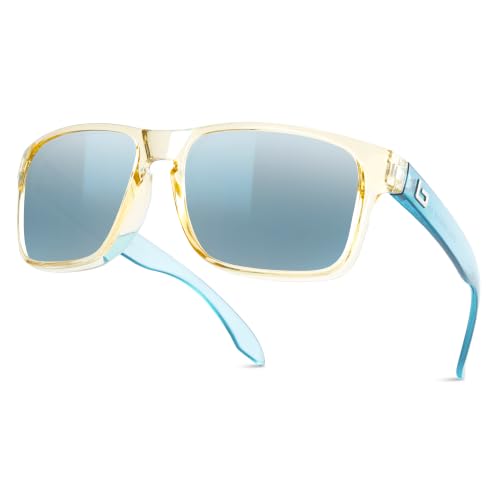 Image of B.N.U.S Sunglasses Corning Glass Lens, Non-Polarized for Men Women