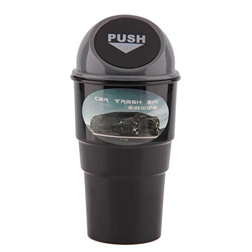 HibiscusElla Mini Qualified Delicate Delicate Car garbage can vehicle Trash Can Garbage Dust Case Rubbish Holder Bin