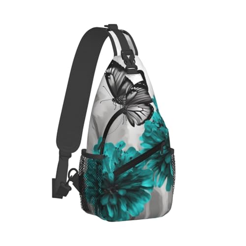 Mochila bandolera cruzada para hombre color negro miniatura 2