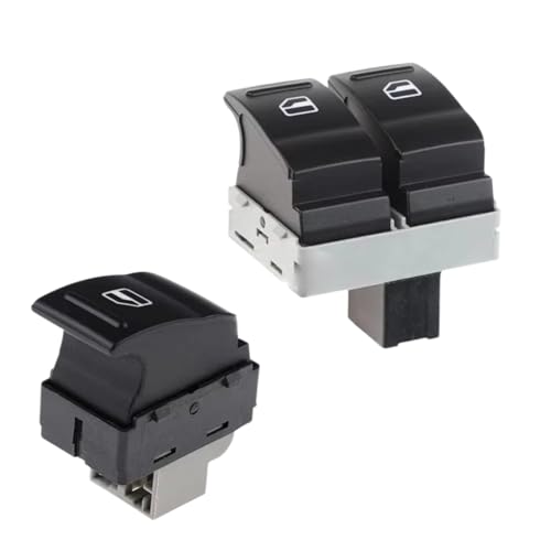 �p���[�E�B���h�E�X�C�b�` Compatible With For Transporter T5 2005-2009 For T6 2009-2014 For T5 2003-2015 �Ԃ̑��X�C�b�` 7E0959855 �I�[�g�A�N�Z�T���[(1 Set)