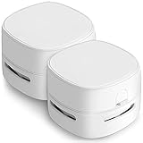 2 Pieces Desk Vacuum Cleaner, Desk Vacuum, Mini Vacuum Cleaner, Tabletop Vacuum Cleaners Battery Operated Handheld Design (No Battery Included)