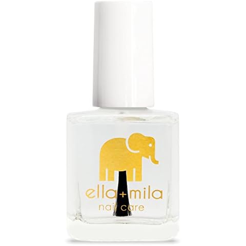 ella+mila What The Gel? - Clear Nail Polish Top Coat - Quick Dry Nail Polish Top Coat with Glossy Finish - Gel like Top Coat Nail Polish No UV required - Plumping Top Coat & Nail Care (0.45 fl. oz.) Cover