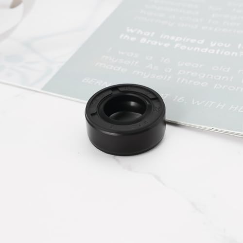 eMagTech Uszczelki wału olejowego, kauczuk nitrylowy, pierścień uszczelniający wału olejowego, do wału, 12 x 22 x 9 mm, do kosiarki, samochodu, motocykla, ciężarówki, 4 szt., czarne