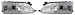 1993-1997 Toyota Corolla 2WD (Sedan & Wagon) Headlight Headlamp Head Light Lamp Pair Set: Right Passenger AND Left Driver Side (1993 93 1994 94 1995 95 1996 96 1997 97)