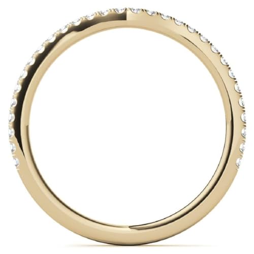 2-3CT Moissanite Handmade Statement Engagement Ring Set for Women Hidden-Halo Anniversary Ring Gifts for Her, 925 Silver, 10K/14K/18K Solid Gold3