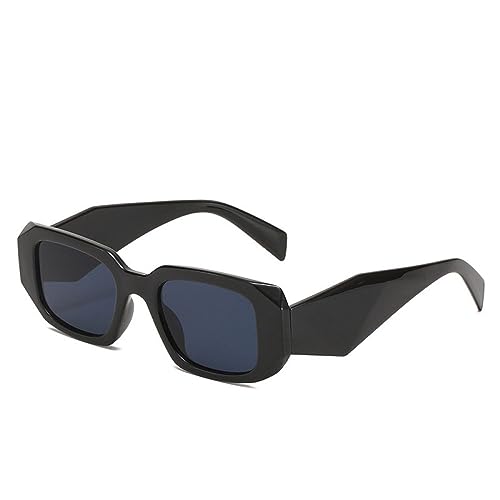Lunettes de soleil de luxe rétro MUTYNE carrées vintage noir et vert avec verres UV400