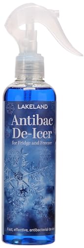 Lakeland Antibacterial Fridge & Freezer De-Icer Spray 250ml Speeds Up Clearing Ice Fragrance-Free
