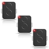 【Modelos compatibles】Estos mandos a distancia ON2E son compatibles con muchos receptores que funcionan con frecuencia de 433,92 MHz, incluidos los modelos de 2 o 4 canales. Reemplace fácilmente sus controles remotos ON2E, ON1E u ON4E, F1O2R-S, Inti Era y controle sus automatizaciones de puertas y garaje con facilidad. No apto para sistemas de código fijo.