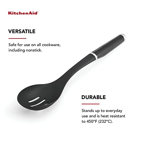 KitchenAid Classic Slotted Spoon, One Size, Black 2 - image 3