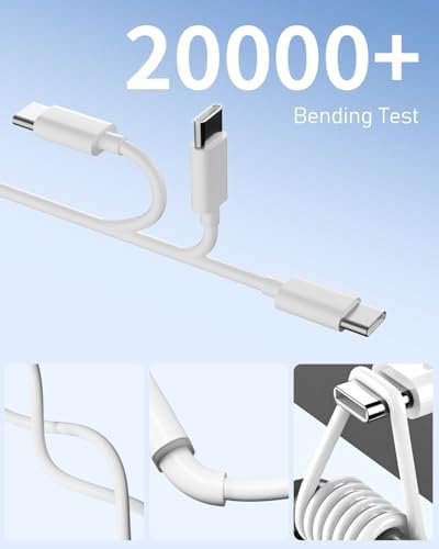 AIBelire USB A to USB C for CarPlay for iPhone USB Cord 2Pack [3.3FT+6.6FT] - 3