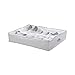 Compactor Funda Zapatero bajocama Boston, NO Tejido 75G, Blanco, 76 x 60 x 15cm