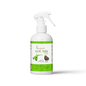 UnRuffledRx™ Aloe Vera Bird Spray – 8oz Bird-Safe Moisturizing Mist – Safe if Ingested, Conditions Feathers, Gentle for Daily Use – Fine-Mist Application, Natural, Odor-Free, Made in USA