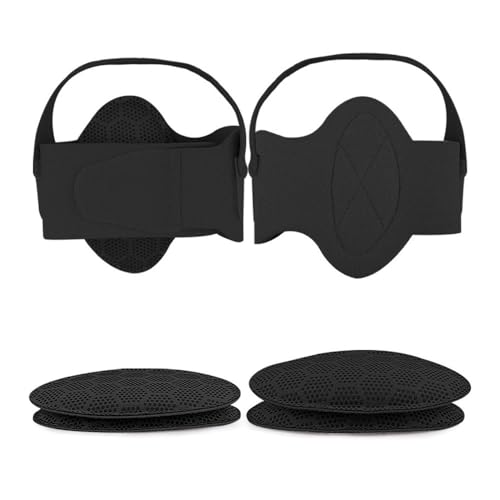 XFSRG Bandages de Voûte Plantaire pour Fasciite Plantaire Bandages Orthese Pied Reglable Soutien Voûte Coussinets Soutien pour Voûte Plantaire Haute Pieds Plats Femmes Hommes (Noir)