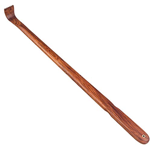 Thickened 100% Natural Mabiwasa Wood Back Massager, Therapeutic Bamboo Back Scratchers, Body Relaxation