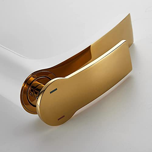 Mitigeur haut cascade blanc et chrome pour moderniser votre salle de bain