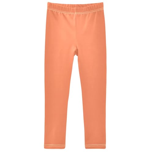 Solid Girls Leggings Casual Yoga Pants Tights Trousers for Kids 4t to 10 Years