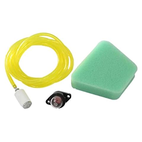 HURI Air Filter Repair Kit For McCULLOCH Mac Cat 335 338 435 438 440 442 Partner 351 352 Replace 530037793 530095646 188-513 Fuel Line Fuel Filter Primer Bulb Kit Cover