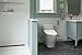 TOTO® WASHLET® S550e Electronic Bidet Toilet Seat with EWATER+® Bowl and Wand Cleaning and Auto Open and Close Contemporary Lid, Elongated, Cotton White - SW3056#01