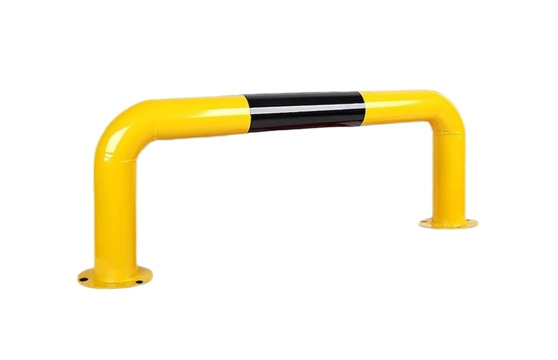 GTHTUHFD Arking Space Blocker,U Shape Security Bollards, Traffic Warning Posts, Car Blocker & Wall Protector,80X30X0.15 Cm