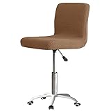 【HOUSSE DE PROTECTION POUR TABOURET DE BAR】: La housse de chaise de cuisine à dossier court et pivotante moderne protège votre nouvelle chaise des rayures et des dommages et donne à votre ancienne chaise un nouveau look.