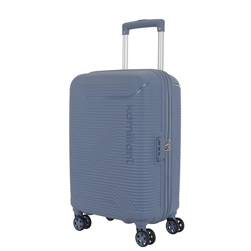 Image of Kamiliant Medium Nexus 3-Piece Luggage Set (Small + + Large) | PP Hard-Shell Trolley with 8 Spinner Wheels & 3-Digit Lock, Trolley Bag /Luggage /Suitcase for Travel for Men and Women-Blue