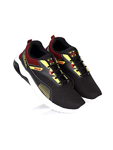 Image of AADI Men's Mesh Leather Outdoor Casual Shoes