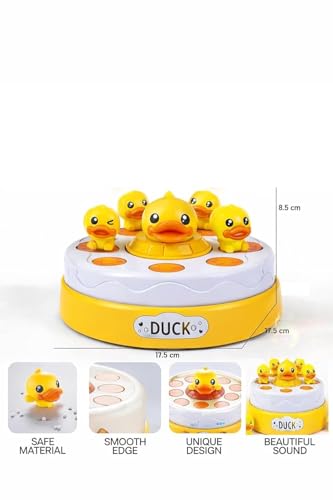 Image of Duck and Friends Interactive Rotating Board Game, Electric Jumping Duck Toy, Educational Baby Development Game