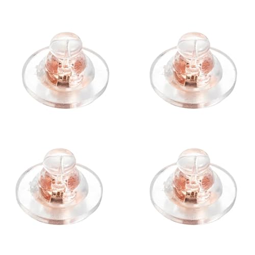 Goma para aretes y accesorios de joyería DIY con 300 tapones traseros de silicona elástica