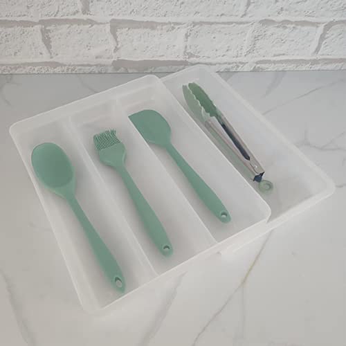 Organizador Suporte Extensível Porta Talheres Cozinha Gaveta Natural