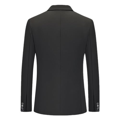 Men's Color Block Blazers Coats One Button Single Breasted Suit Jacket Lapel Slim Fit Prom Party Blazer2