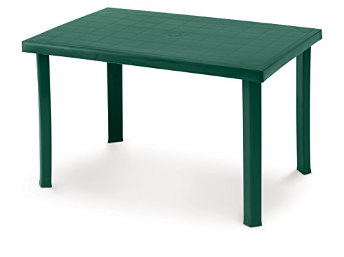 TAVOLO DA GIARDINO RETTANGOLARE CALAF VERDE BOSCO 120X80CM DIMAPLAST 000908