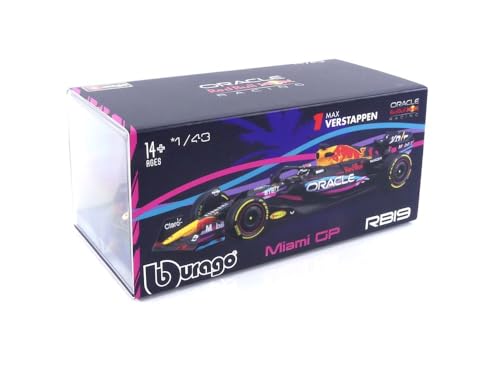 Bburago - Red RB19 - Winner Miami GP 2023-1/43 miniatura 4