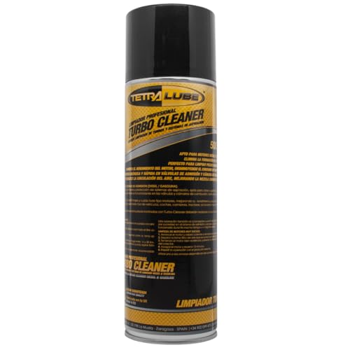 TETRALUBE Limpiador Admisión Motor. 500ml. Cuidado del Motor. Turbo Cleaner Diesel y Gasolina. Limpiador Turbo en Spray